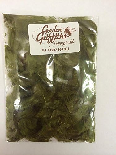 Gordon Griffiths English Partridge Grey Mixed Hackles - 2 Gram Pack (Olive)