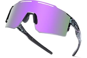 TAISYANGHAO Sportbrille-Sonnenbrille Herren-Damen-Fahrradbrille-Sunglasses men-Polarisiert-Schnelle Brille,UV400-Schutz, Leichter, langlebiger TR90-Rahmen, Hartschalen-Etui
