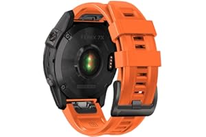 SONGSIER Fenix 7X pasek do zegarka – silikonowy pasek na nadgarstek 26 mm do Fenix 7X Solar/Fenix 7X Sapphire Solar/Fenix 6X pro/Fenix 5X / plus/Fenix 3/Garmin Enduro/Tactix Delta/Descent Mk1 Mk2 Mk2i