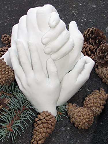 3D-Handabdruck-Set für Familie oder Großeltern, Hochzeitspaar, Kinder, Babys, …eine zauberhafte Erinnerung in 3 D - 7