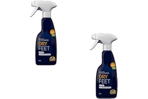Cavalor Dry Feet Natural für Pferde | Doppelpack | 2 x 250 ml | Spezielle Hufpflege bei Strahlfäule | Auf Basis von Prä- und Probiotika | 100% natürlich