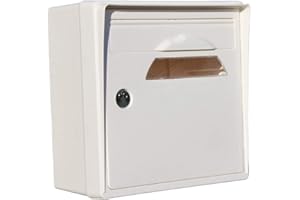 CBOUTIC Boite AUX Lettres Courte BLANC-CREASTUCE-20-CI