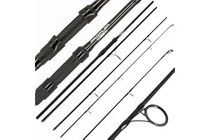 LIDSTERS FISHING SUPPLIES 6ft Profiler Travel Carp Coarse Fishing Rod 2PC 1.8m Carbon Lightweight NGT