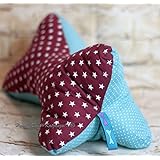 Leseknochen, Zierkissen, Nackenkissen, Tablethalter, Keilkissen