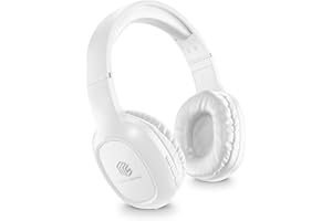 Music Sound | HEADBAND Bluetooth Basic | Cuffie on Ear Bluetooth con Archetto Estendibile - PlayTime 8h - Colore Bianco, One Size