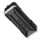 VTIN Punker Enceinte Portables Bluetooth V4.0 sans fil Étanche Haut-Parleur Bluetooth Stéréo 20W, 25 heures d'Autonomie et Kit Mains Libres Intégré avec Radiateur Passif pour iPhone 7 Plus 6S 6S Plus SE, iPad, Nexus, HTC, HuaWei, etc