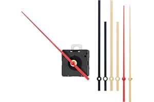 Dugena Quarz-Uhrwerk-Set ME 838, inklusive Zeiger-Set, 1 Stück, zum Einbauen, Größe:ZWL 11 mm. extra stark