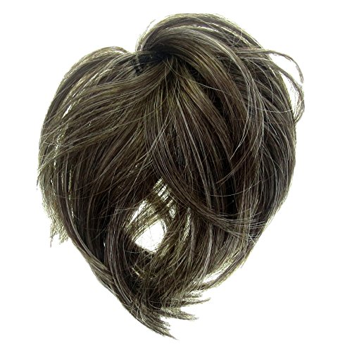New Style Hair Extension Scrunchie Up Do Down Do Spiky Twister (Brown Grey Mix)