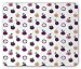 Produktbild Summer Mouse Pad, Hand Drawn Seasonal Fruits Pattern Fig Passion Fruit and Mangosteen Gaming Mousepad Office Mouse Mat Purple Green Earth Yellow