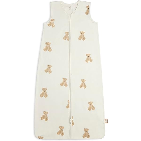 baby slaapzak met afritsbare mouw Animal Friends wit/beige