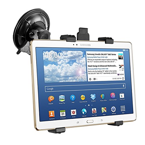 kwmobile KFZ Scheiben Halterung für Samsung Galaxy Tab S 10.5 - PKW Auto Halter mit Saugnapf in Schwarz