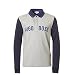 Hugo Boss Kids Contrast Sleeve And Collar Logo Polo GREY MARL age 10