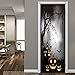 Produktbild XIAOXINYUAN 3D Tür Aufkleber Halloween Horror Immobilien Wallpaper Abnehmbare DIY Selbstklebende Wandbilder Für Wand Aufkleber Home Decor