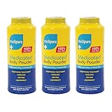 3 x MEDIPURE Medicated Body Powder 100% TALC FREE 200g (600g)