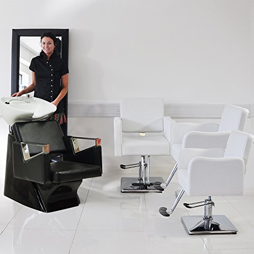 4 Piece White Hair Salon Furniture Set