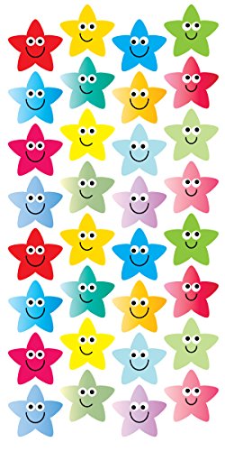 "The Sticker Factory 22 mm""Rainbow"" Star Reward Sticker (Pack of 320 Stickers) | 320 x 22mm stickers