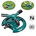 Produktbild HTLY SPR Wasser Sprinkler, Automatische Rasensprenger 360 ° Drehbar für Große Rasenfläche mit 3 Arm Rund Spritze, Schlauch Einfach zu Connect.