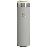 Stanley 1913 Aerolight Transit Travel Mug 0.6L - Ash | Keeps Hot for 8 Hours - Compatible with Car Holder - Leakproof Coffee