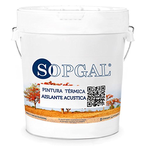 Pintura Termica y aislante acustica Sopgal - 4 Ltr, Interiores