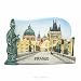 Produktbild Karlsbrücke , Prag, Tschechische, Europa EU - 3D World Travel Resin Handmade Kühlschrankmagnet - Spielzeug, Reise-Andenken, Memento, Geschenk, zum Sammeln