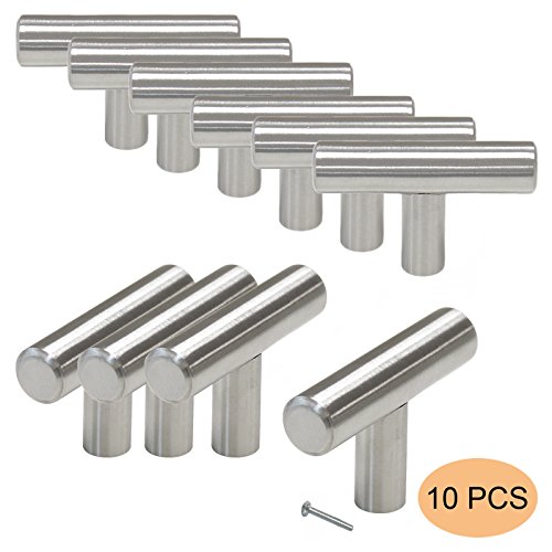 Buy Probrico Brushed Nickel Kitchen Handles Stainless Steel T Bar