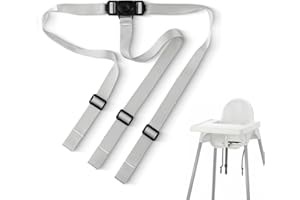 TOLVUNZ 3 Punkt Gurt Sicherheitsgurt, Ersatz-Sicherheitsgurte für Baby Kinderwagen Hochstuhl, Ersatzgurt, Hochstuhl,Verstellbarer Babygurt Kinderwagen und Hochstuhl,Buggy,Ersatz