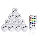 Produktbild Zenoplige 10PC LED-licht Wasserdichte LED mit Tauchfern Multi-Color Einfarbige Hochzeit Geburtstags-Pool-3 LED-Fernbedienung Angebote (Multi-Color + Einzelfarbe )