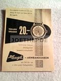 50er Jahre : Anzeige: KIENZLE ARMBANDUHREN 20.- - Format: ca. 70 x 100 mm - alte Werbung /Originalwerbung/ Printwerbung /Anzeigenwerbung