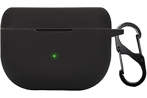 GIOPUEY Etui kompatybilne z Jabra Elite 10/10 Gen 2 / Elite 8 Active / 8 Active Gen 2, silikonowe, odporne na uderzenia etui ochronne, ultracienkie, bezzapachowe, silikonowe etui - czarne