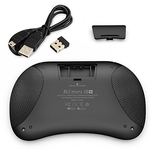  Novedad 2015  con Luz de fondo  Rii mini i8  Mini teclado ergon  mico con rat  n tipo touchpad incorporado  Compatible con SmartTV  Mini PC  Android  PS3  PS4  Xbox  HTPC  PC  Raspberry Pi  Kodi  XBMC  IPTV  MacOS  Linux y Windows XP 7 8 10