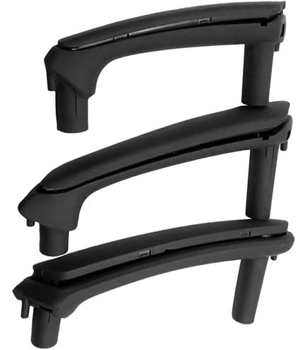 Manijas De Puerta Interiores Delanteras Negras Para VW Passat B5 3B/3BG 1996-2005 | Izquierda + Derecha