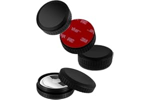 ELZO Airtag Holder 4 Pack, Custodia Impermeabile IPX8 Air Tag con Copertura Protettiva Airtag Super Adesiva 3M Porta Airtag Antiurto Resistente ai Graffi per Bici, Portafoglio, Telecomando, Drone