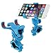 Produktbild 360-Grad-Drehung Universal-Handy-Fahrrad Clip Halter Wiege Stehen, Clip-Support-Telefon Breite: Bis Zu 10 Cm (Blau)