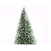 Produktbild Künstlicher Weihnachtsbaum MuSheng Mini Kiefer Natur Weiß Weiss Beschneit Christbaum mit Weihnachtsdeko Geschmückter Baum Hoch 10cm-30cm (Grün, 20 cm)