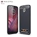 Produktbild Motorola Moto Z3 Play Hülle Case Tasche Kohlefaser Ultra-dünne Slim Silikon/ Gummi Case Leicht TPU Ultra Thin Soft Stoßfest Shockproof Staubdicht Schutzhülle Covers Sleeve Leder für Moto Z3 Play