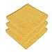Produktbild Bettwäscheträume 3er Pack Universal Tuch Microfaser Staubtuch Reinigungstuch Putztuch 30x30 cm langlebig fusselfrei & wasserspeichernd, Colour:gelb(50530)