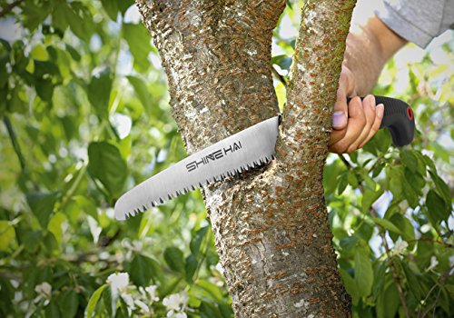 SHINE HAI Klappsäge Handsäge Baumsäge Astsägen geeignet für dicken Ästen-Schnitt & frisches Holz-Schnitt - 7
