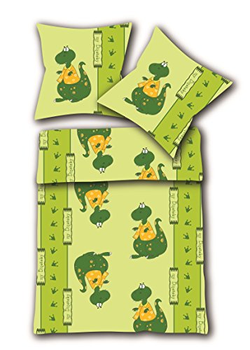 Preisvergleich Produktbild TK Home Textiles Dino Kinderbettwäsche, 100x140 / 40x80, Dinotoby (04-0467)