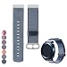 Produktbild Universal 20mm Schnelle Veröffentlichung Gewebtes Nylon Uhrenarmband Strap, iFeeker Zubehör Ersatz Nylon Uhrenarmband Wrist Sport Strap Armband für Samsung Gear Sport SM-R600 / Gear S2 Classic SM-R732 / Motorola Moto 360 2. Generation Männer 42mm / Huawei Watch 2 / Pebble Time Round (Männlich) Smartwatch