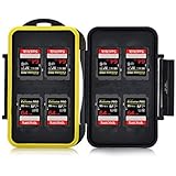 MC-SD8 Water Resistant Seal High Quality Mass Storage Memory Card Case Holder for 8 x SD SDHC Cards by King of Flash