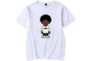 OUHZNUX Brent Faiyaz Rapper T-Shirt, Casual Comfort Unisex 2D Character Print Short Sleeve Sweatshirt, Street Hip Hop Top Sweatshirt for Men and Women (2XS-4XL)