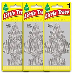 Little Trees Car Air Freshener U1P-17193 Cable Knit (3)