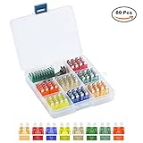 SNAN 80 Stücke Standard KFZ Sicherungen Set Autosicherung...