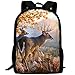 Produktbild HOJJP Die meisten robusten leichten Awesome Rucksack Daypack für Outdoor-Camping - Herbst Natur Wildlife Tier Hirsche Jagdsaison
