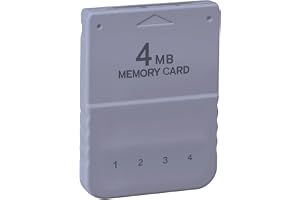 Mcbazel 4 MB minneskort för PS1 och PS One, 60 block kapacitet för PS One, lagringskapacitet för PlayStation 1, säkerhetskopi