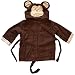 BOMIO Baby Girls' Plain Robe Brown Affe