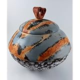 Keramik urne. Verzierte Steinzeug Keramik-Schale. Unikat in Handarbeit hergestellt.