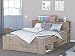 Produktbild Kompaktbett Einzelbett Jugendbett Doppelbett Bett Funktionsbett "Scalea I" Sonoma-Eiche