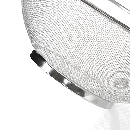 Premier Housewares Edelstahl-Sieb mit 2 Griffen - 4