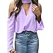 Produktbild Blusen Damen Pullover Frauen Sexy Schulterfrei Shirts Langarm Halfter Hemd V-Ausschnitt T-Shirt Blusen Tunika Lässiges Pulli Festliche Hemd,ABsoar